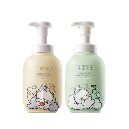 Очищающее молочко на основе аминокислот, увлажняющий мусс для чувствительной кожи, контроль жирного блеска