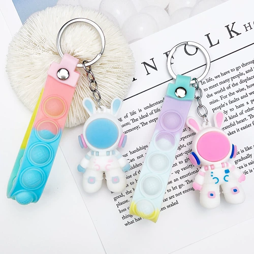 Космический брелок, милая креативная сумка, мультяшная силиконовая кукла, подарок на день рождения