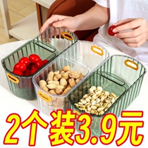 Sloth light lavish fruit tray Home Living room on melon Divine Instrumental Fruit Basket Snack dry fruit box Double drain pan fruit basin