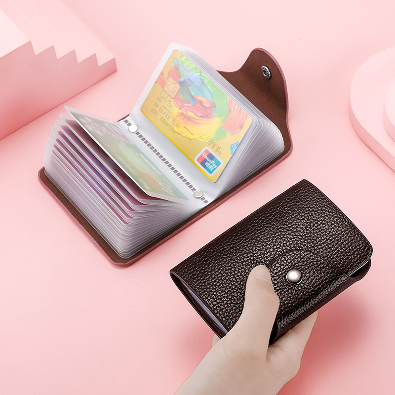 South Korea Wind Lady Ka Bag Multi-Position Men's Credit Card Sleeve Name Sheet Clip Large Capacity Blocking Mini Document Cutting Sleeve-Taobao