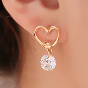 Серьги 2023 new crystal flower drop earrings for women fashion jewe 3099
