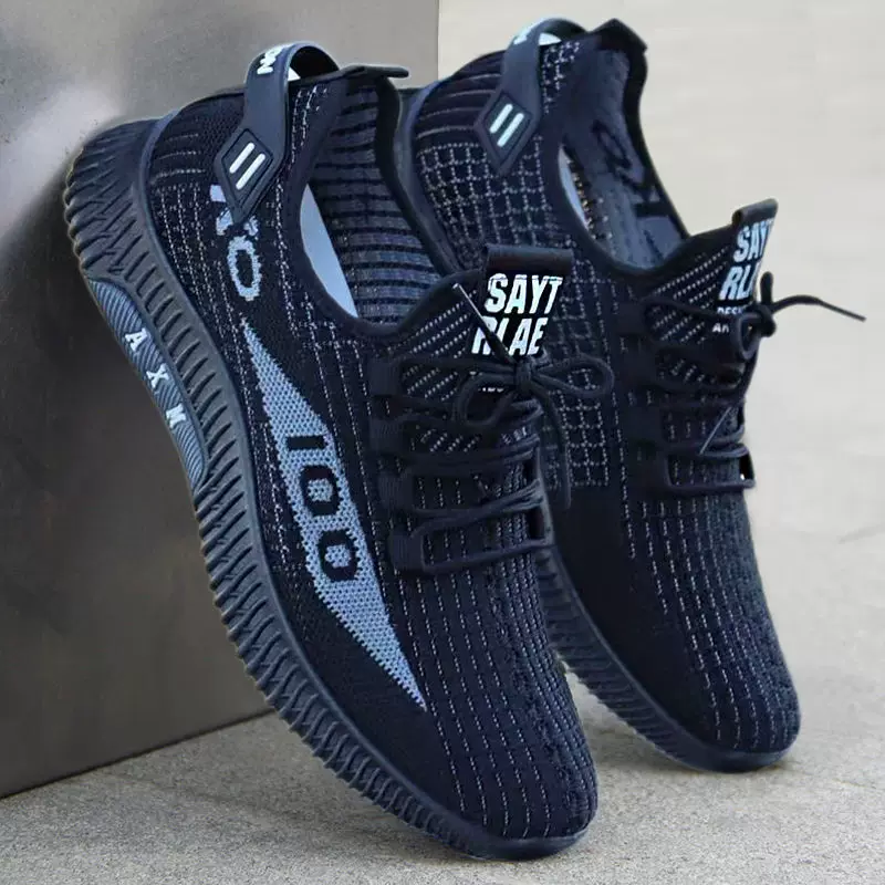 Старые пекинские cloth shoes мужские нескользящие дышащие сетчатые обувь на плоской подошве легкая повседневная обувь мужской хлопчатобумажной ткани обувь для всех сезонов