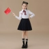 Trang phục biểu diễn hợp xướng thiếu nhi ngày quốc khánh, cuộc thi ngâm thơ của học sinh tiểu học và trung học trang phục biểu diễn ca khúc màu đỏ dành cho bé trai và bé gái 