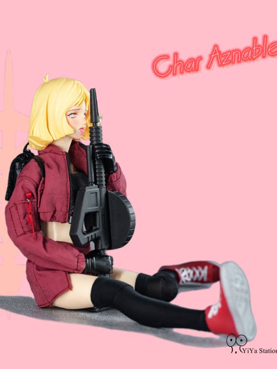 YIYA Studio Char Aznable Zaku 1/6 23cm Female Action Figure Toys