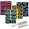 Nine-Link Puzzle Unlocking Rings, Educational Toys for Children and Primary School Students, Luban Lock, Kongming Lock, Complete Set of 24 Pieces