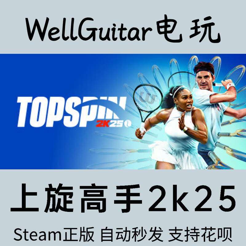 Steam Genuine Topspin 2K25 Tennis Game Activation Code Cdkey