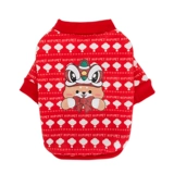 Новый год праздничная одежда Special Puppy Special Press для весенней одежды для собак с собаками среднего размера.