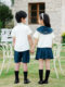 Kindergarten clothing summer clothing college style children's day performance clothing graduation photos primary school students pure cotton class uniform