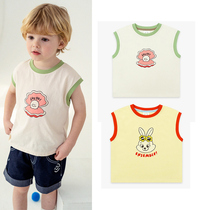 KidsVest Clothing 2023 Summer New Ps Boys Casual ops Baby G