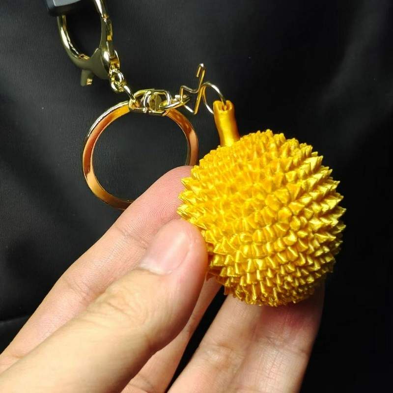 Creative Durian Simulation Keychain Fruit Cute Pendant Niche Internet Celebrity Hot-Selling Accessory Gift Ornament Creative Durian Simulation Keychain Fruit Cute Pendant Niche Internet Celebrity Hot-Selling Accessory Gift Ornament