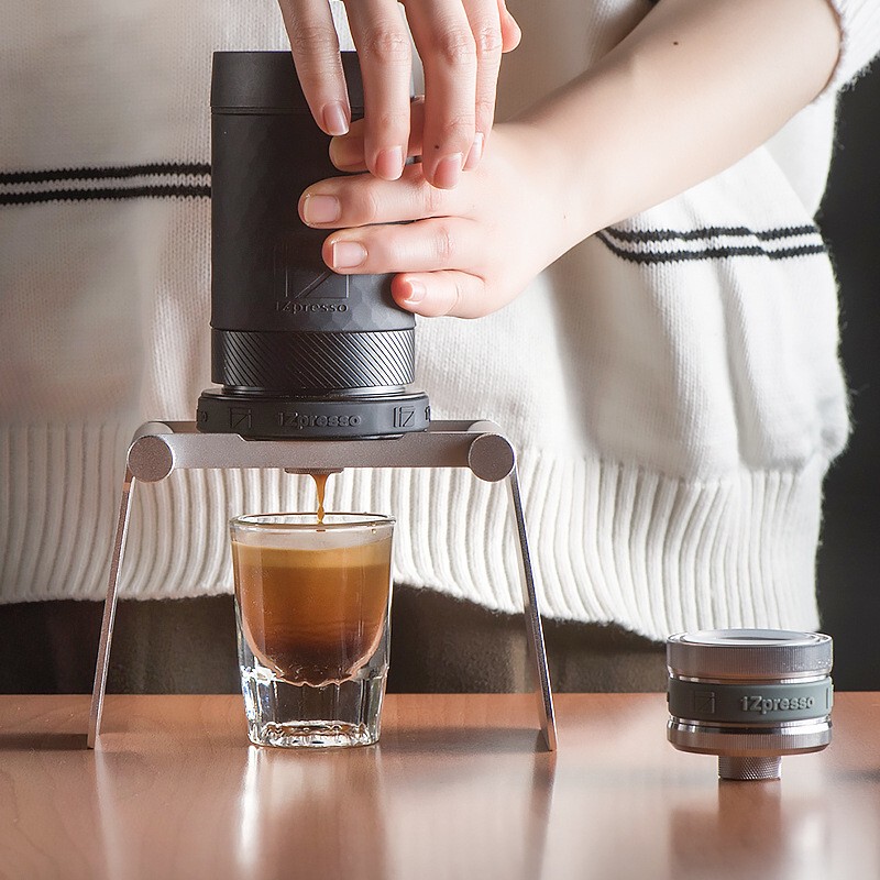 1Zpresso Y3 Gold Edition Portable Hand Pressure Coffee Maker Espresso Outdoor Small Mini Portable