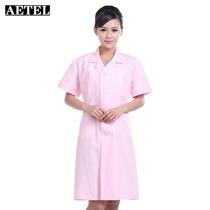AETEL summer long and short-sleeved doctor work clothes western collar coat nurse uniform dentist lab coat beauty salon clothing
