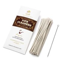 Lafuli Cleaning Strip Pure Cotton Lint-Free Cleaning Strip 100 Metal Needles