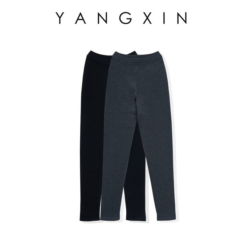 Ageless [Warm and Deep] 100% Cashmere Seamless One-Piece Leggings Fw09063