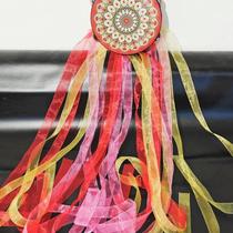 Dunhuang 7 Tambourine Orff Upper Ribbon Grade Examination Dance Instrument Inch Xinjiang Performance Dance Props Tambourine Tambourine