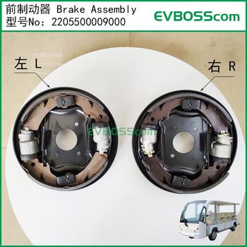 2205500009000 Front Brake/220 Front Drum Brake for Masil Yigao Langqing Sightseeing Car