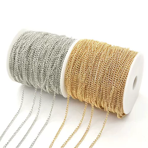 Аксессуар, аксессуары, цепь, цепочка, ожерелье и браслет, 3×4мм