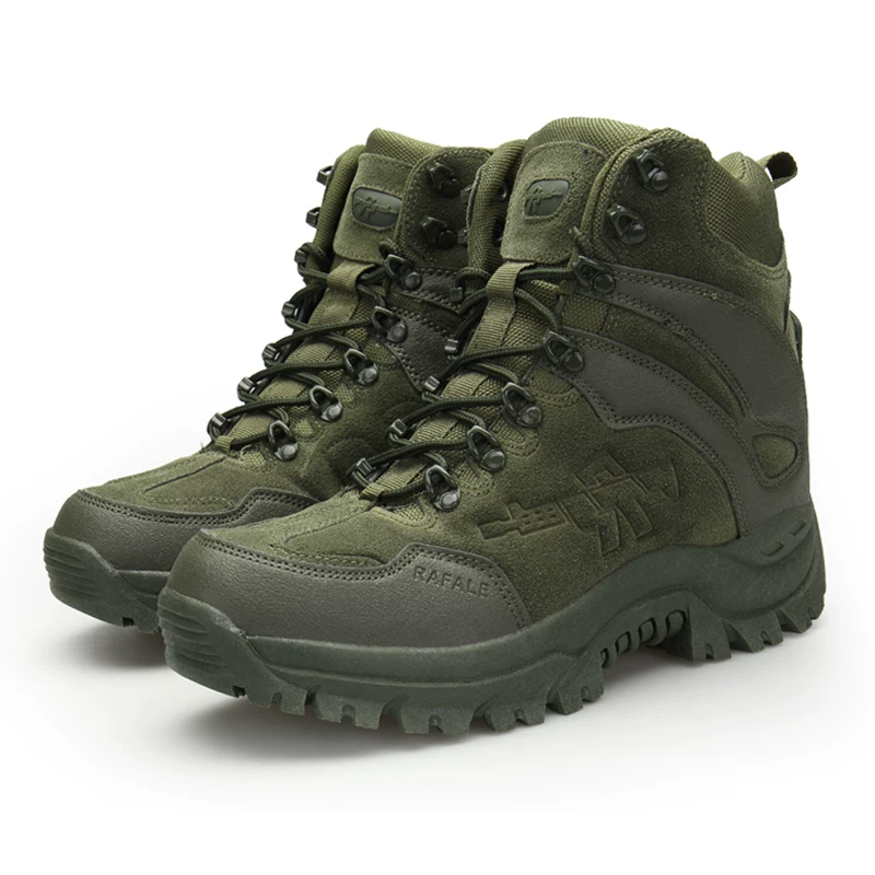 [Winter/Autumn Men High Quality Brand Military Leather Boots] зимние/осенние мужские кожаные армейские ботинки высокого качества