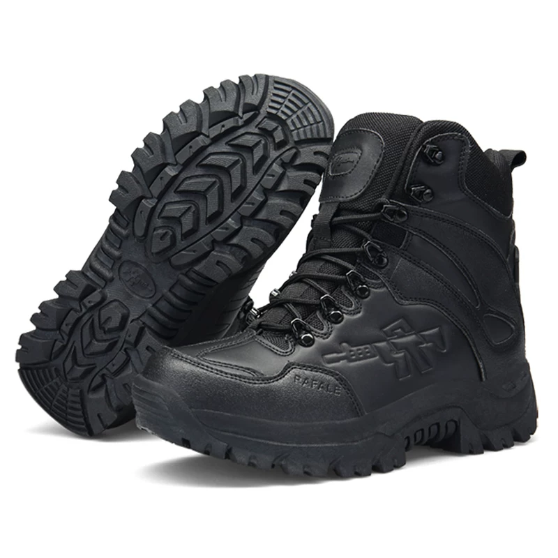 [Winter/Autumn Men High Quality Brand Military Leather Boots] зимние/осенние мужские кожаные армейские ботинки высокого качества