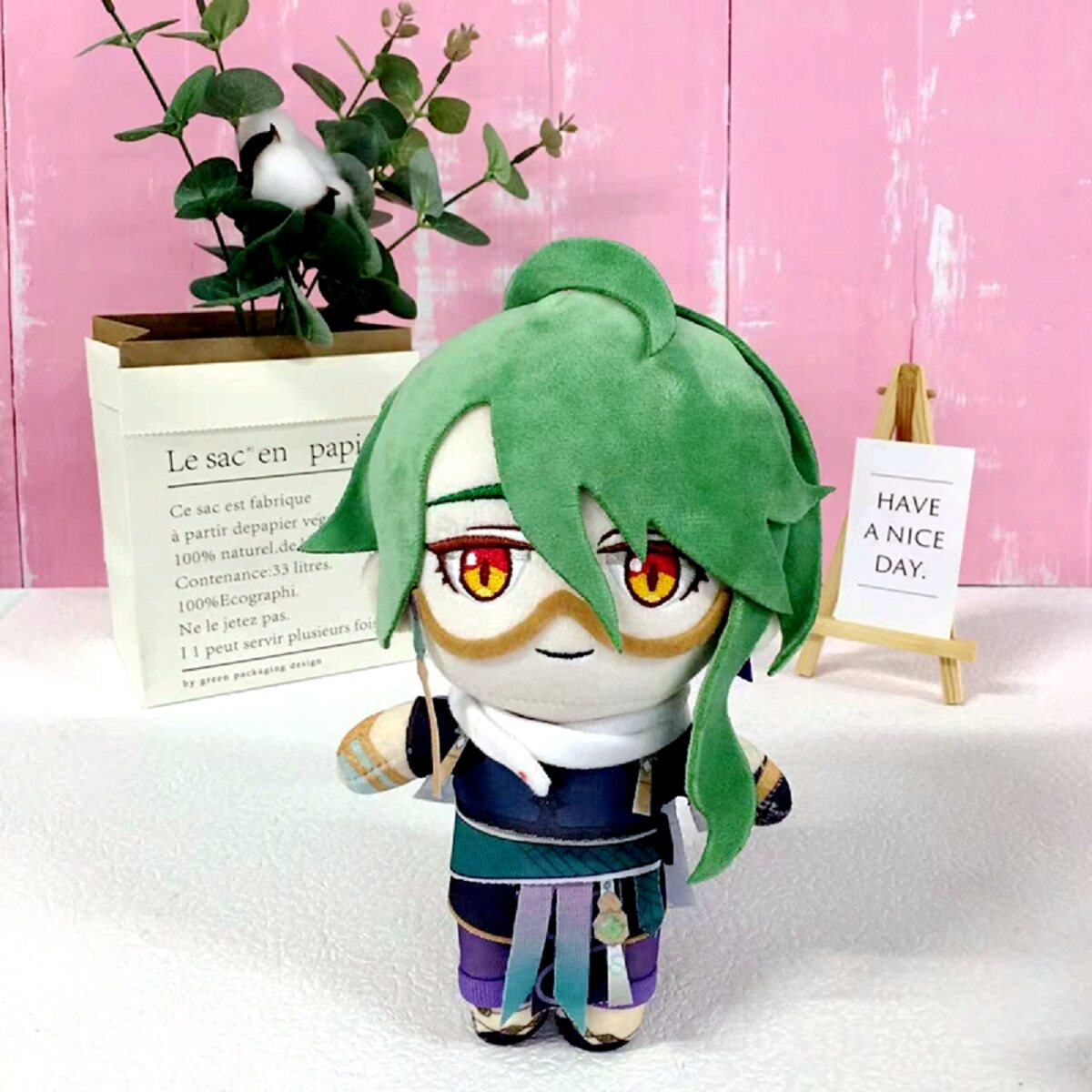 Игрушка genshin impact plush toys kaveh venti kazuha albedo tighnari 21st scooter