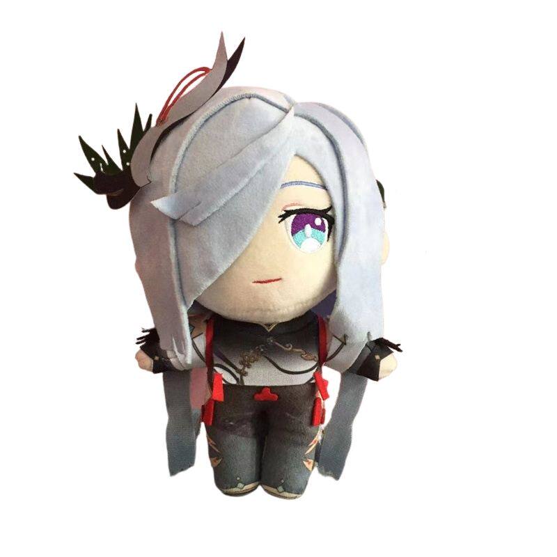 Игрушка genshin impact plush arataki itto ganyu morax zhong li xiao 21st scooter