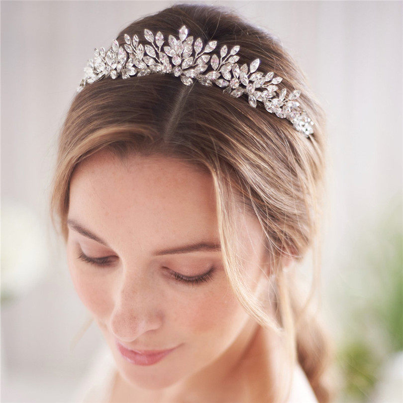 Заколки wedding tiaras and crowns rhinestone headbands for women hea 8023