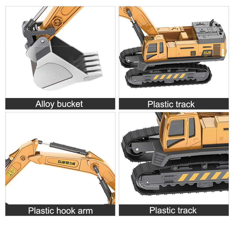 Игрушка toys for boys alloy tractor kids excavator bulldozer miniatu 400