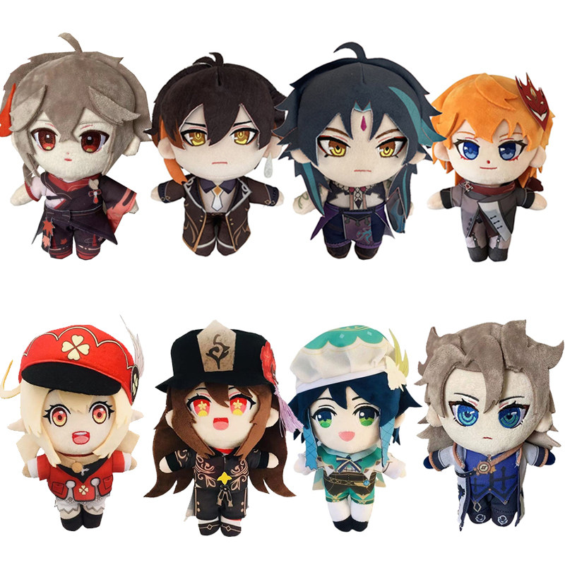 Игрушка genshin impact plush arataki itto ganyu morax zhong li xiao 21st scooter