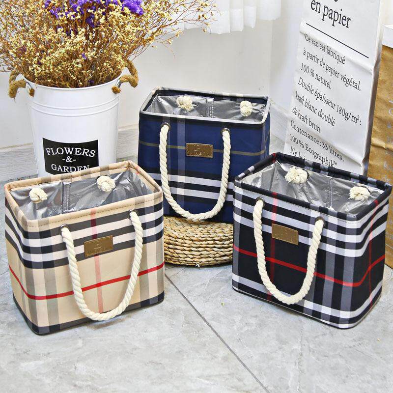 Bag Portable Waterproof Large Capacity Bath Wash Oxford Women's Pocket Bath Folded Fabric Basket Fashion Hand Student a4 Carry Bag-Taobao