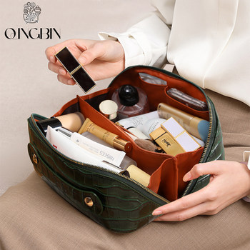 Waterproof makeup bag 2025 new portable large capacity