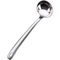 316 stainless steel soup spoon for kitchen and home use large size for drinking long handle spoon for soup dealer and deepened spoon set 2912