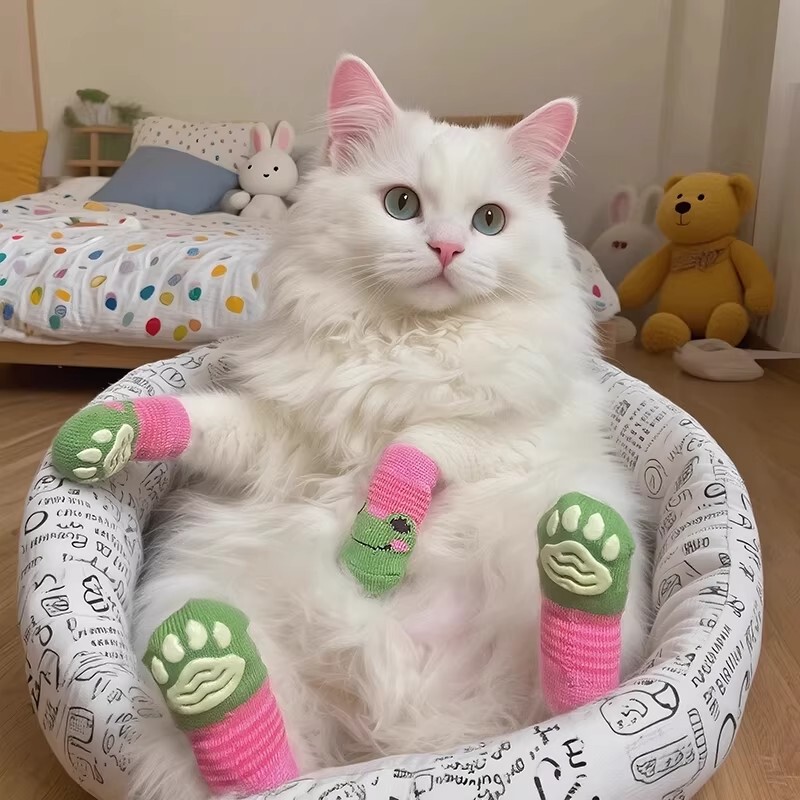 Dog Socks, Non-Slip Paw Covers, Anti-Scratch, Anti-Dirt, Leg Protection, Summer Pet Outdoor Shoes for Teddy and Bichon Dog Socks, Non-Slip Paw Covers, Anti-Scratch, Anti-Dirt, Leg Protection, Summer Pet Outdoor Shoes for Teddy and Bichon