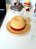 Collectible Asl Hat Ceramic Cup Ace Luffy Sabo Collection White Cloud Clay Mark Limited Edition 5000 Sets Figurine
