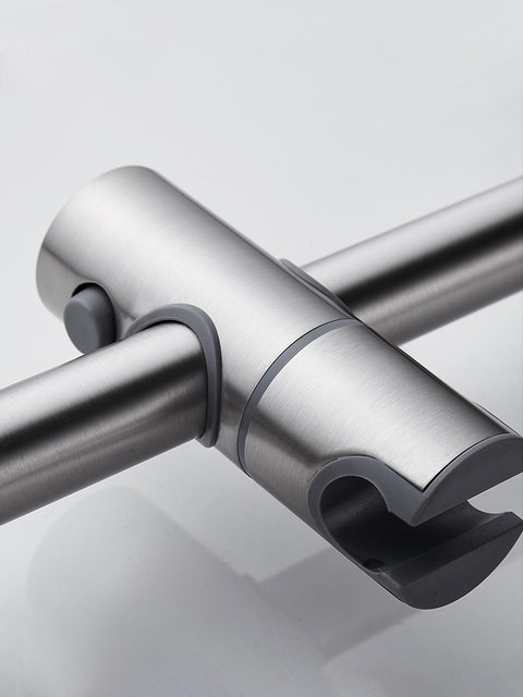 304 Stainless Steel Punch-Free Shower Head Bracket Adjustable Height Rod Fixed Holder Shower Accessories Bathroom Nozzle