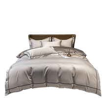 2024 new light luxury and high-end Xinjiang cotton bed four-piece set of pure cotton sheets quilt cover and bedding 2925