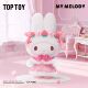 Toptoy My Melody Strawberry Cookie Colorful Candy Figure Plush Toy 400% Large Doll Decoration for Girls