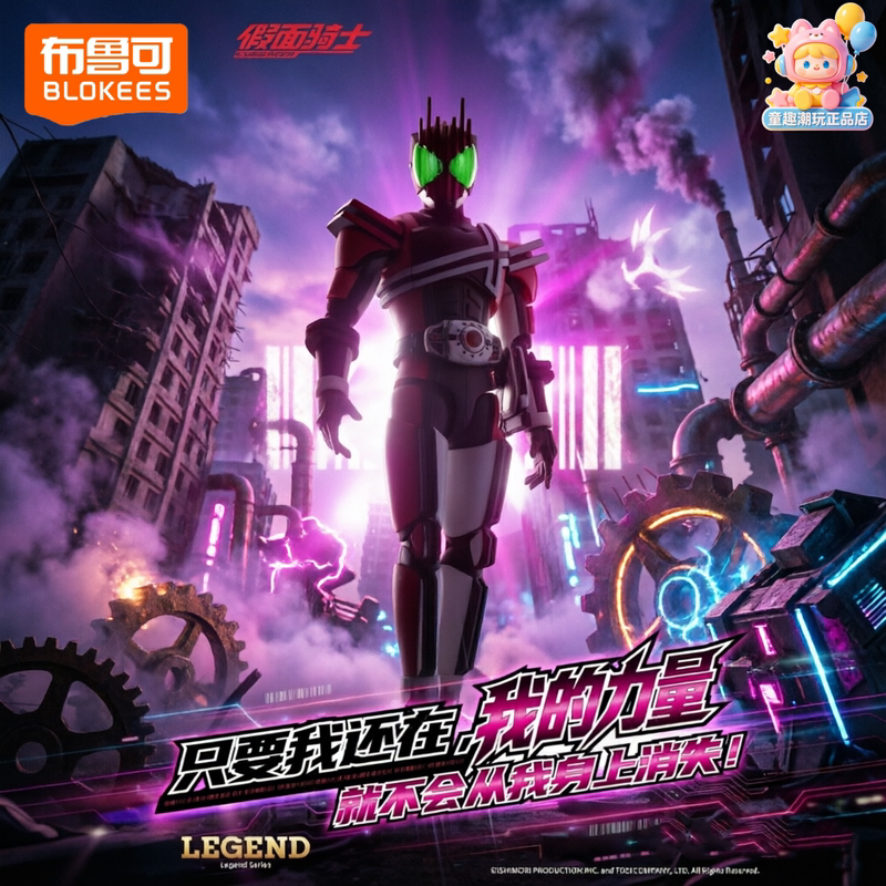 Brooke Kamen Rider Decade Legendary Edition Building Block Assembly Model Peripheral Decoration Gift for Men's Birthday
