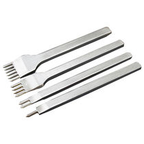 Hasdick gnjz-7081 white steel diamond chop handmade leather punching tool oblique flat chop leather art leather carving hole