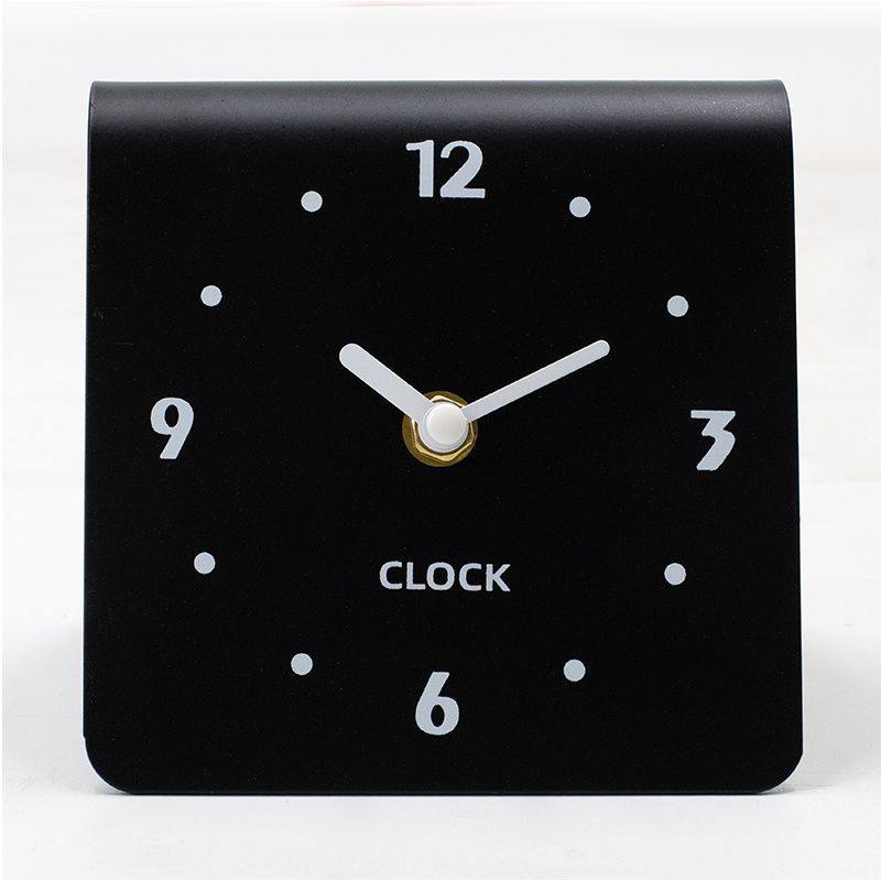 Cream Desktop Living Room Home Clock Modern Creative Table Clock Silent Student Bedside Tabletop Clock Ornament