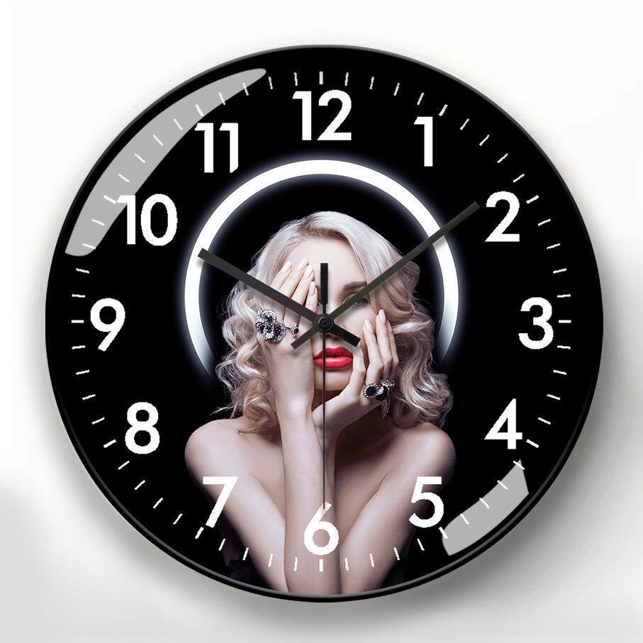 Fashionable Hair Salon Wall Clock, Barber Shop Wall Clock, Beauty Salon Creative Studio Quartz Clock, Decorative Clock