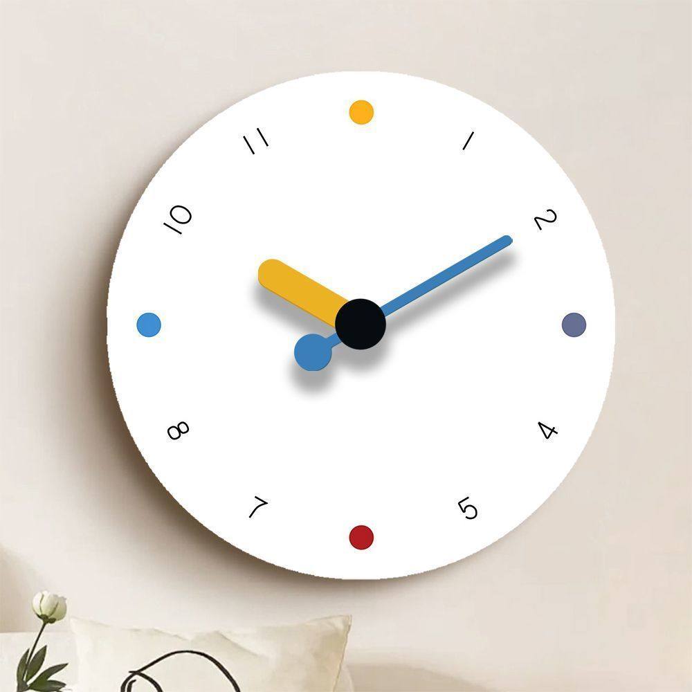 Simple Nordic Wall Clock, Living Room Clock, Fashionable Home Clock, Wall Watch, Modern Silent Quartz Clock