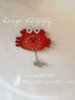 Cute Cartoon Little Crab Wall Clock Swinging Clock Creative Silent Japanese Dopamine Clock Creative Clock Exclusive