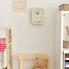 Creative Clock Stand ins Cream-Style Desktop Simple Home Decoration Ornament Bedroom Bedside Silent Clock