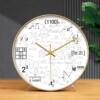 Creative Math Desk Clock Quartz Clock Science Master Digital Simple Formula Clock Training Classroom Silent Clock
