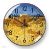 Van Gogh Oil Painting Wall Clock Quartz Clock Famous Painting of Almond Blossoms and Wheat Fields European and American Style Home Living Room Radio Clock Automatic Time Synchronization Clock