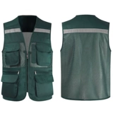 Светоотражающий жилет с несколькими карманами, рабочая одежда, обследование стихийных бедствий, экономическая перепись, общественная реклама, волонтерская сетка, стиль четырех сезонов