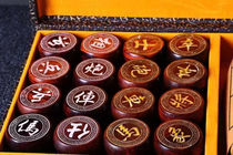 Frosted mother-of-pearl chess rosewood solid wood Chinese chess boxwood inlaid shell sandalwood educational cultural creative rosewood inlaid