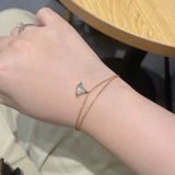 Bvlgari Bulgari Divas 'Bracelet Dream Double -Chain 18k Brose Gold Bracelet Bracelet