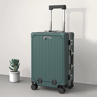 Темно-зеленая алюминиевая рама [подстаканник+USB-зарядный порт]