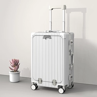 Белая алюминиевая рама [чашка+зарядный порт USB]